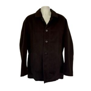Men’s Black Dress Coat From Raffer Collection. Size Medium